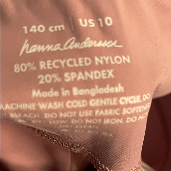 Hanna Andersson Pink Kids Leggings - Picture 2 of 2